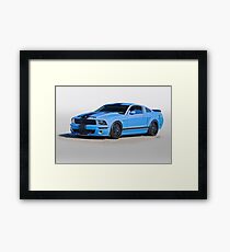 2013 Ford Mustang GT500 Framed Print