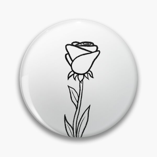 Item preview, Simple rose designed and sold by rainy-day-art.
