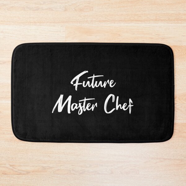 Item preview, Future Master Chef (Black) designed and sold by quoteedesigns.