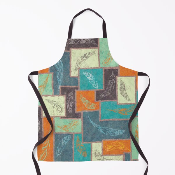 Artikelvorschau, Vintage Boho Stammes-Feder-Collage entworfen und verkauft von sunnthreads.