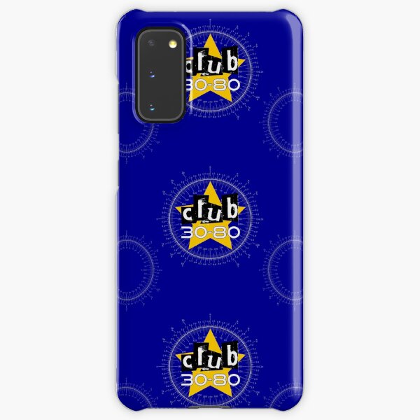 Club 30-80 logo, yellow star on a degree radian chart Samsung Galaxy Snap Case