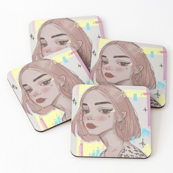 Item preview, Girl with Pink/Peachy Hair and Lipstick; Soft Kiss designed and sold by diamondmilk.