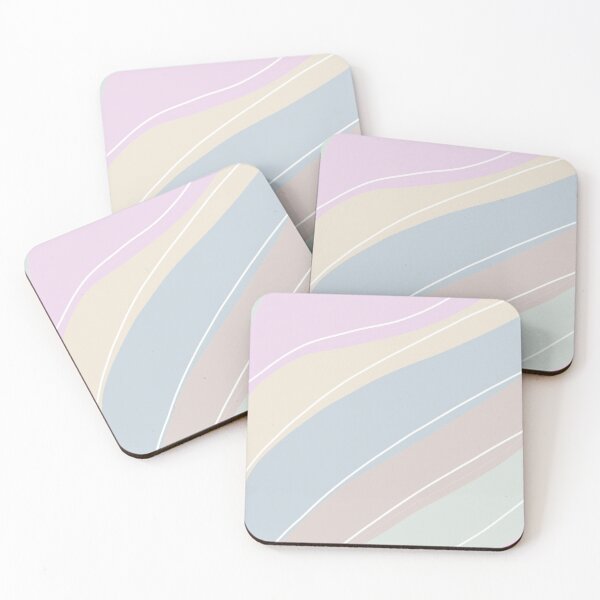 Item preview, pastel line waves designed and sold by alisonbbentley.