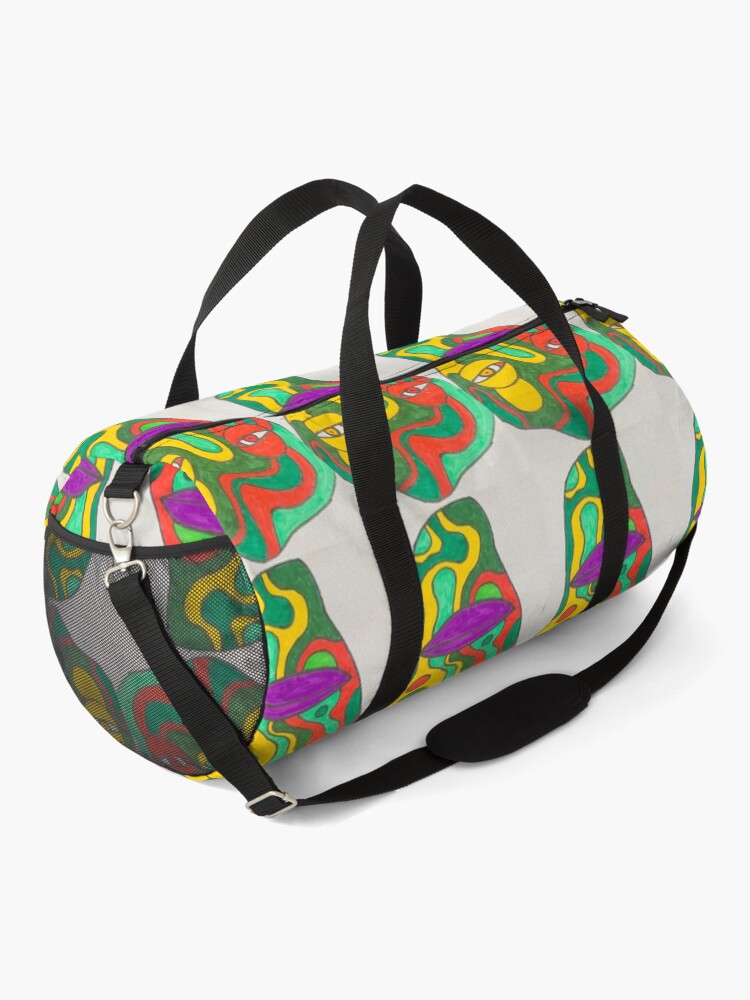 Alternate view of Truly trippy creature Duffle Bag