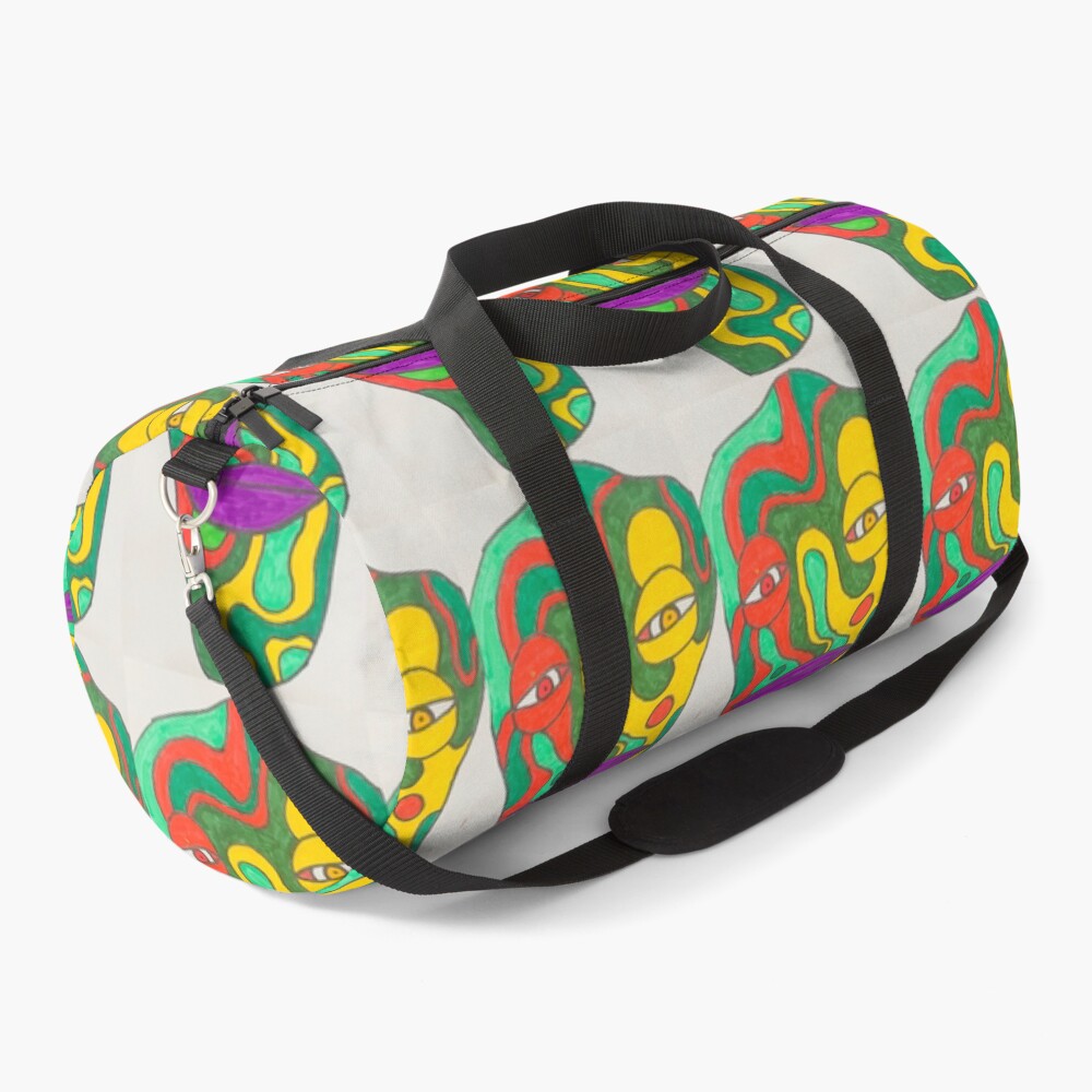 Truly trippy creature Duffle Bag