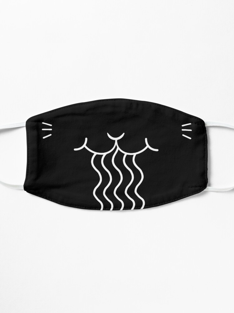 Alternate view of Cat Having Noodle Mask