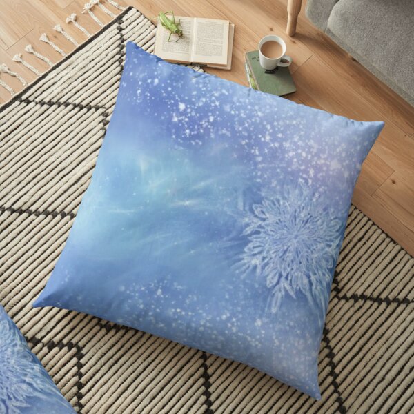 North Sea Glacier Queen Floor Pillow