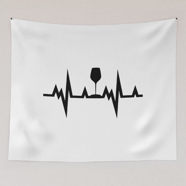 Item preview, Wine Heartbeat designed and sold by BELASKRI STORE.