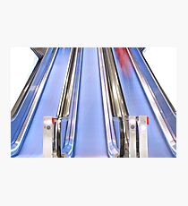 Lámina fotográfica Escalators on Salzburg Main Station