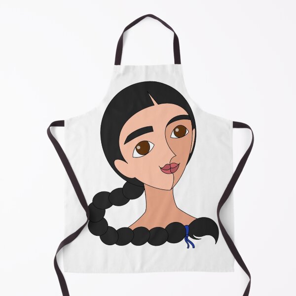 Item preview, Kuwaiti girl with a braid - traditional style designed and sold by Mennen’s Art.