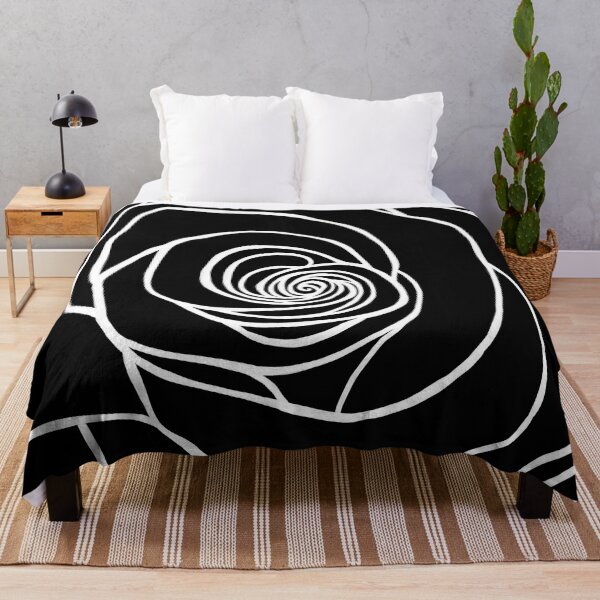 Item preview, Black and White Rose designed and sold by ColorObsession.