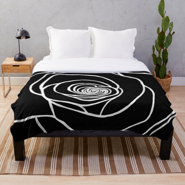 Artikelvorschau, Schwarzweiss-Rose entworfen und verkauft von ColorObsession.