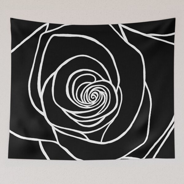 Item preview, Black and White Rose designed and sold by ColorObsession.