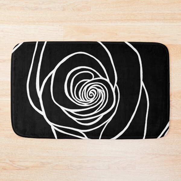 Item preview, Rosa blanco y negro designed and sold by ColorObsession.
