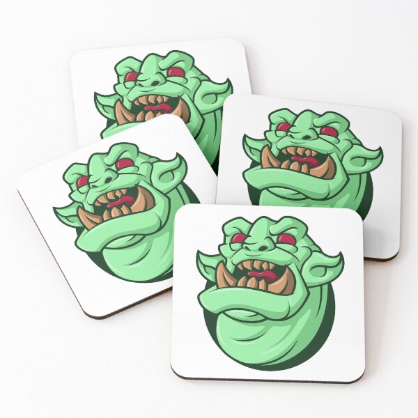 Item preview, green angry bloodthirsty goblin designed and sold by nerobi.