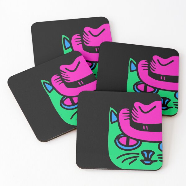 Item preview, Discreet Pride Polysexual Colors Cat in a Hat designed and sold by TopplundDesigns.
