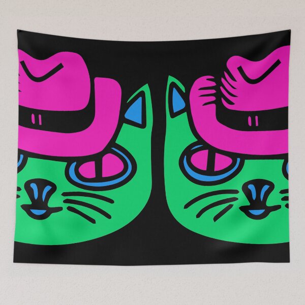 Item preview, Discreet Pride Polysexual Colors Cat in a Hat designed and sold by TopplundDesigns.