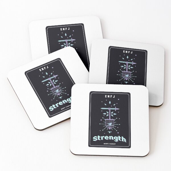 Item preview, MBTI Tarot Card: ENFJ - Strength designed and sold by JustMyTypeMBTI.