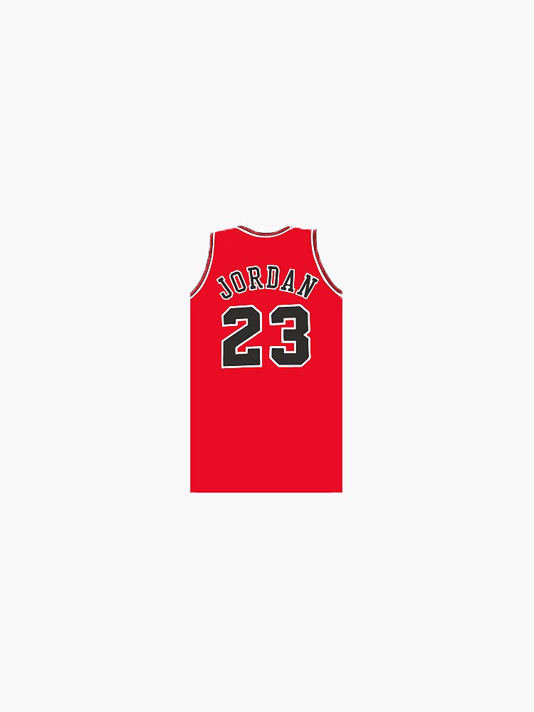 Michael Jordan #23 Bulls Jersey  Sticker for Sale by Lumared