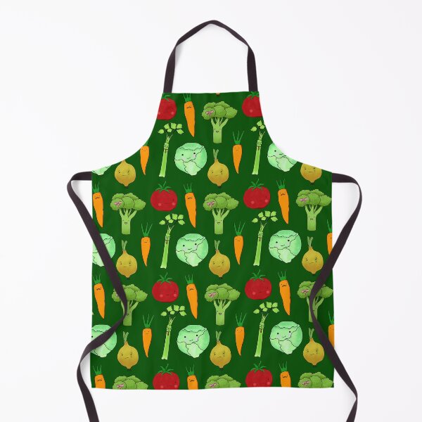 Item preview, Veggie Pattern Dark Green designed and sold by GrousyGirl.