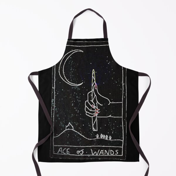 Item preview, Ace Of Wands Tarot Sketch designed and sold by WildandDivine.