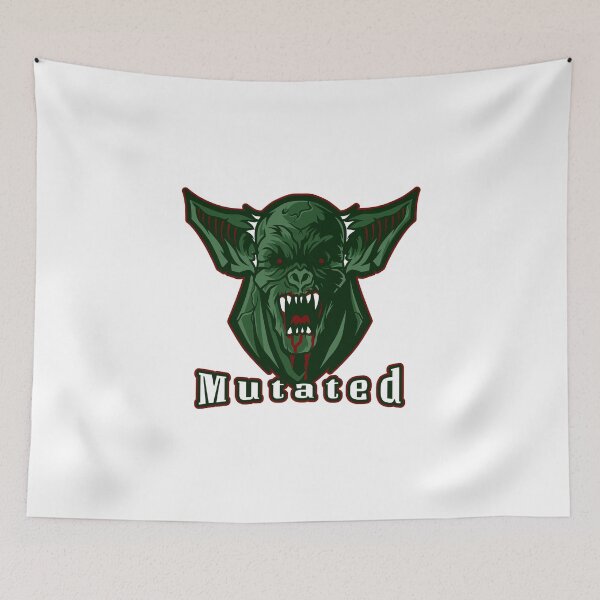 Item preview, green mutated bloody goblin monster designed and sold by nerobi.