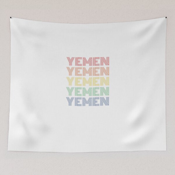 Item preview, Yemen in Rainbow with a Stylish Design designed and sold by ArabCorner.