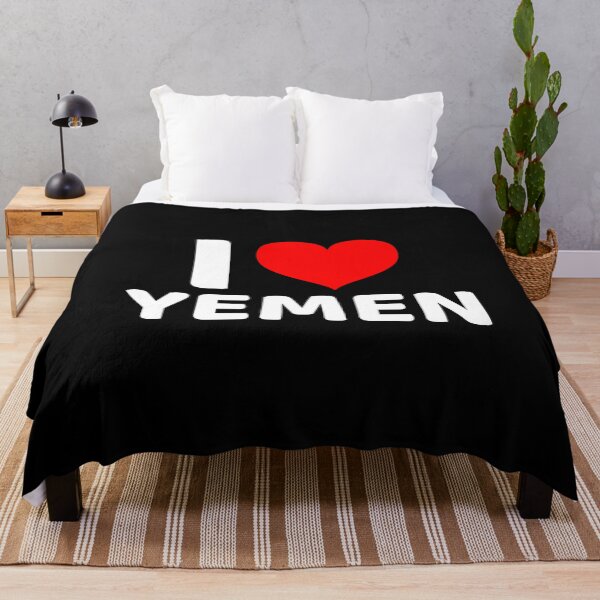 Item preview, I love Yemen with a red heart designed and sold by ArabCorner.