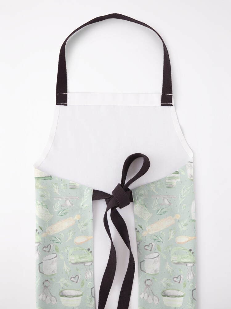 Alternate view of Baking Pattern | Mint Green | Texture Apron