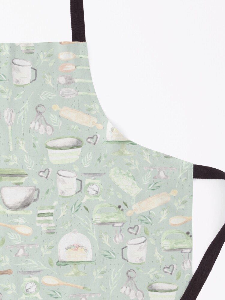 Alternate view of Baking Pattern | Mint Green | Texture Apron
