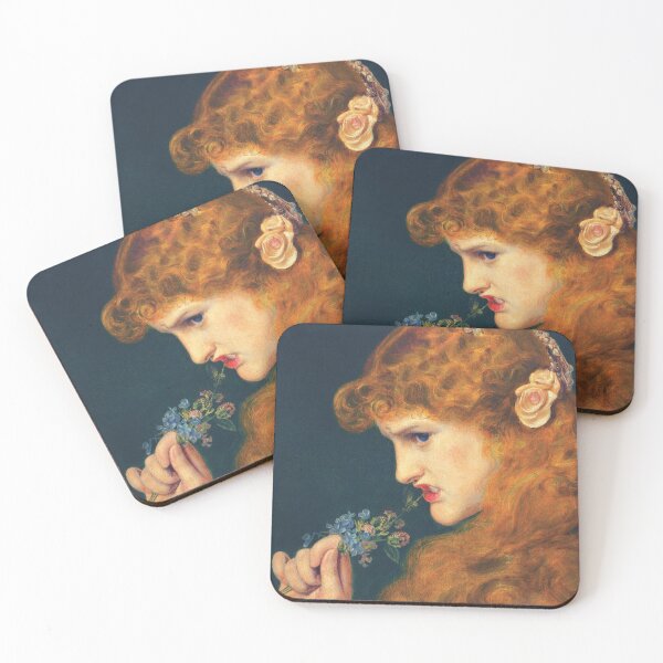 Item preview, Red head girl painting designed and sold by ItsArtShirt.