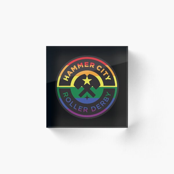 HCRD Pride Logo Acrylic Block