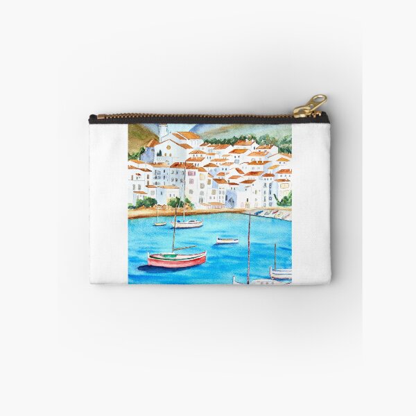 Item preview, Cadaques, Spain, Watercolour painting. designed and sold by mhailittlearts.