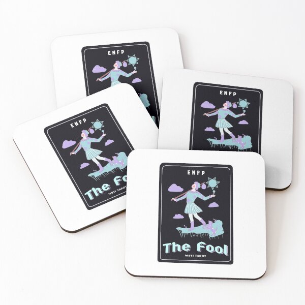Item preview, MBTI Tarot Card: ENFP - The Fool designed and sold by JustMyTypeMBTI.
