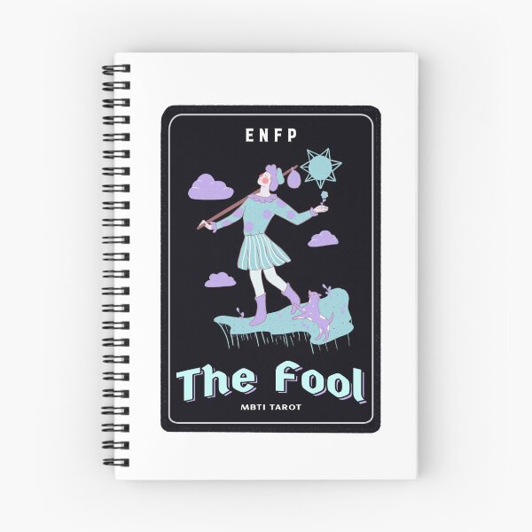 Item preview, MBTI Tarot Card: ENFP - The Fool designed and sold by JustMyTypeMBTI.