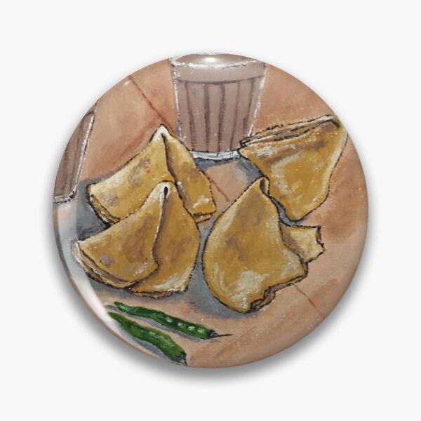 Item preview, Indian street food samosa Chai art designed and sold by Abha-Hues.