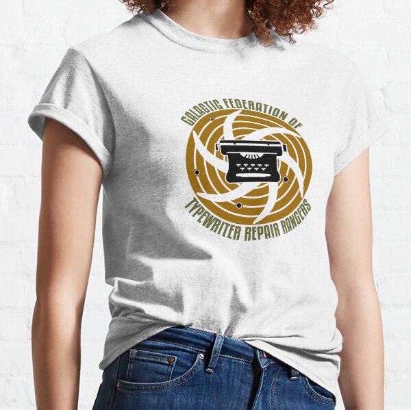 Galactic Federation of Typewriter Repair Rangers Classic T-Shirt