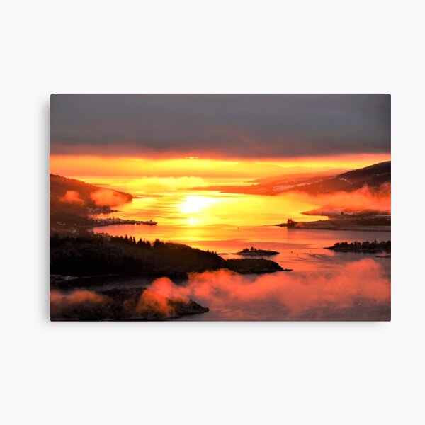 Item preview, Winter sunrise on the Kyles of Bute designed and sold by AnneMcNaughton.
