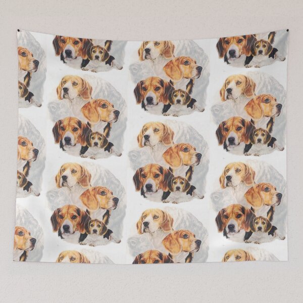 Item preview, Beagle Grouping designed and sold by BarbBarcikKeith.