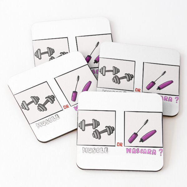 Item preview, Muscle or Mascara? designed and sold by Notonlymilk.