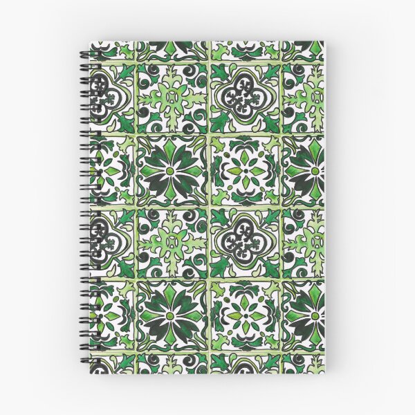 Item preview, Green Spanish Tiles designed and sold by watercolornikki.
