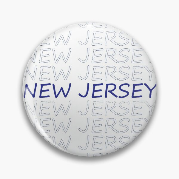 Artikelvorschau, New Jersey Repeating Blue Bold Großbuchstaben Design entworfen und verkauft von artbylukas.