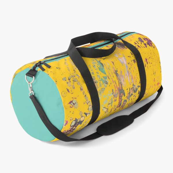 Item preview, Yellow Bohemian textile resembling paint splotches designed and sold by djrunnels.