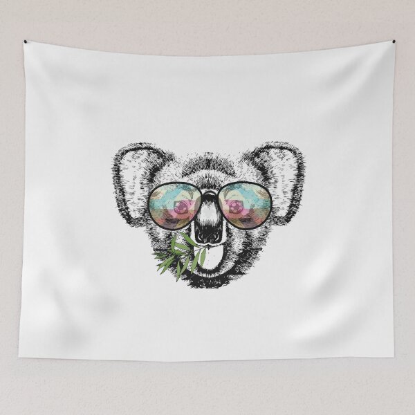 Item preview, Koala Bear Retro Sunglasses Funny Australian Pop Art Eucalyptus Gift  designed and sold by Style4You24.