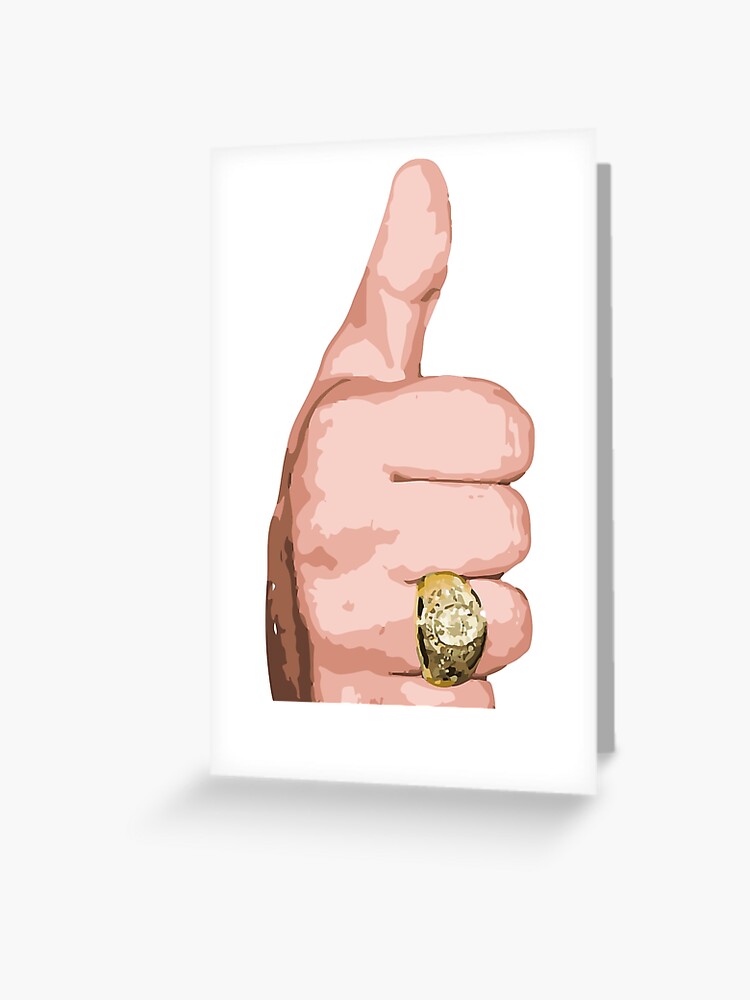 Texas A&M Gig 'Em Thumb Postcard