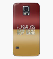 Super Secret Boy Band Case/Skin for Samsung Galaxy