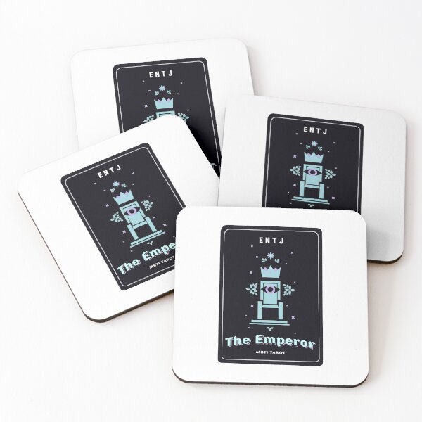 Item preview, MBTI Tarot Card: ENTJ - The Emperor designed and sold by JustMyTypeMBTI.