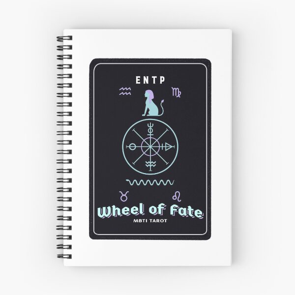 Item preview, MBTI Tarot Card: ENTP - Wheel of Fate designed and sold by JustMyTypeMBTI.