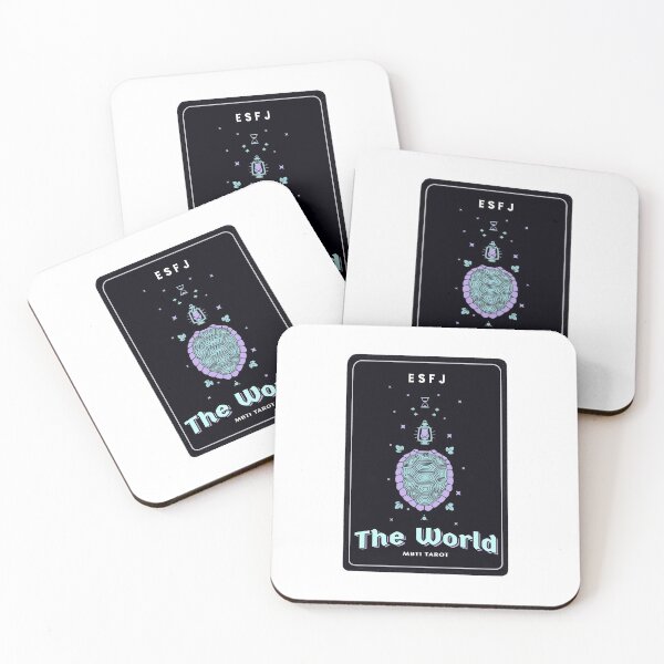 Item preview, MBTI Tarot Card: ESFJ - The World designed and sold by JustMyTypeMBTI.