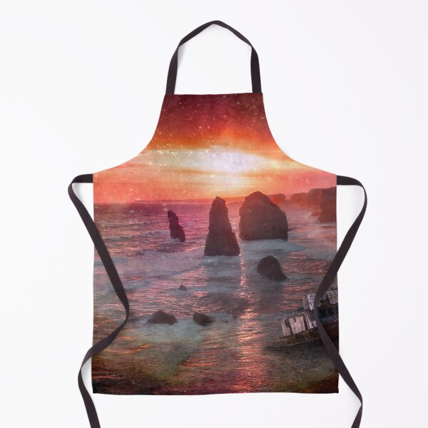 Item preview, Sunset At Rocky Beach With Shipwreck designed and sold by mamazita.